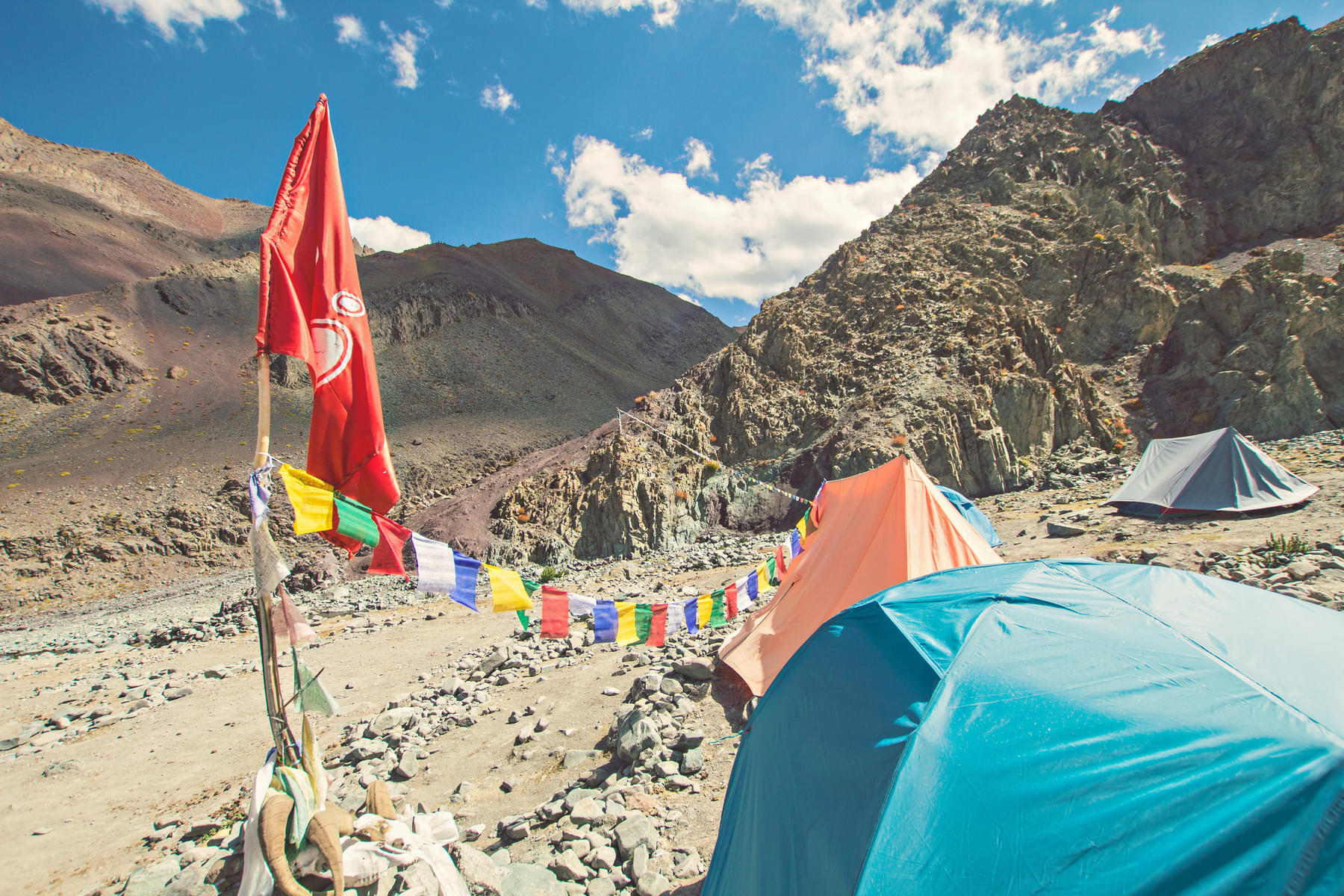 Capturing the ethereal beauty of the Himalayas as you trek up to Chang Ma in Ladakh