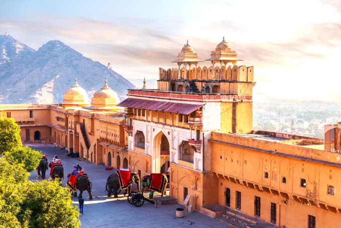 Elephant ride in Amer Fort, Jaipur