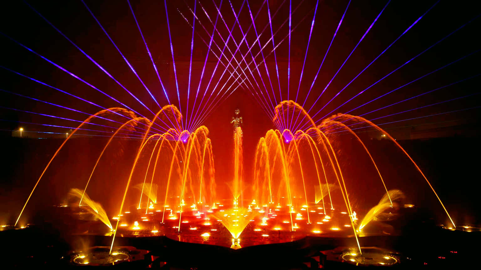Laser Show At Mangal Talab