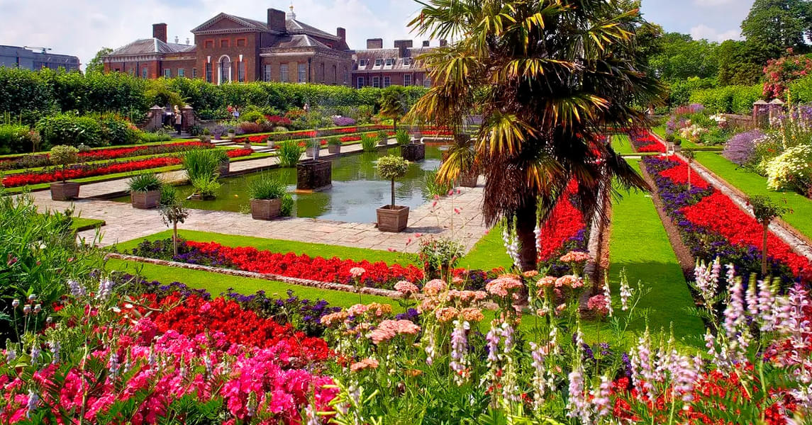 Stroll through the beautifully landscaped gardens