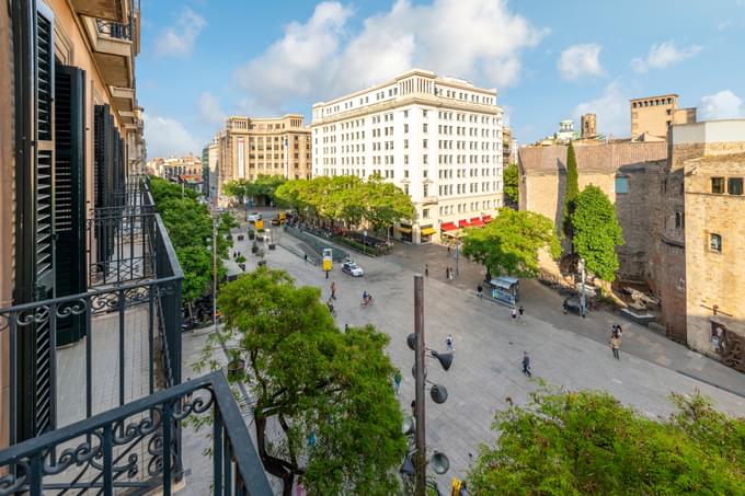 Rooftop Terrace of Cathedral of Barcelona