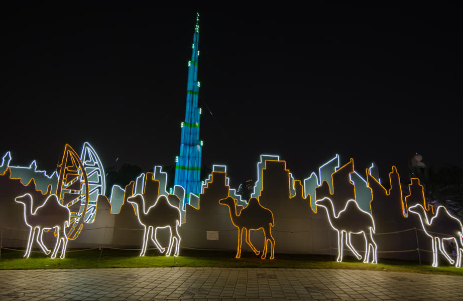 Dubai Garden Glow Dress