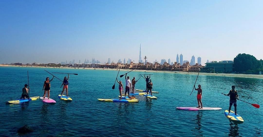 Appreciate the beauty of Burj Al Arab along Dubai’s shoreline on a day out on the Gulf water.