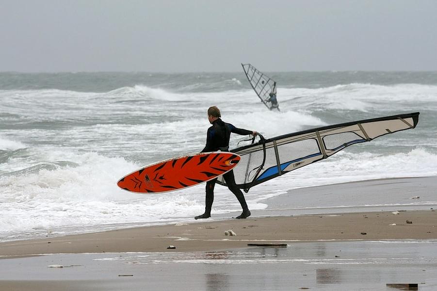 Windsurfing in Bali Image