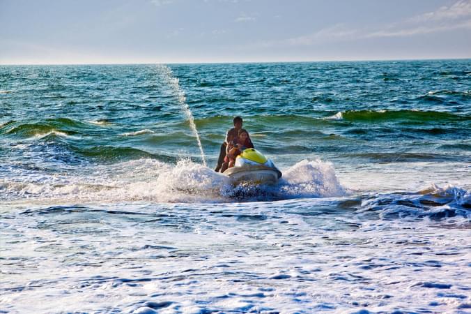 Go for an adventurous water activity at Baga beach