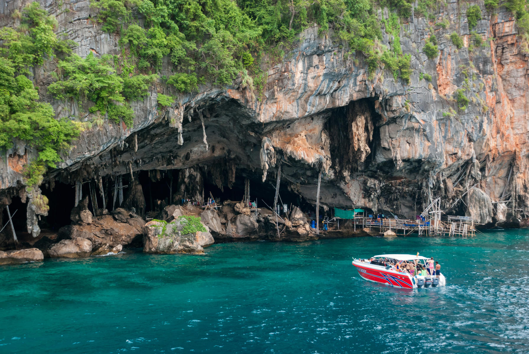 Discover mysterious caves, limestone cliffs
