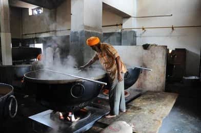 Participate in Langar (Community Kitchen)