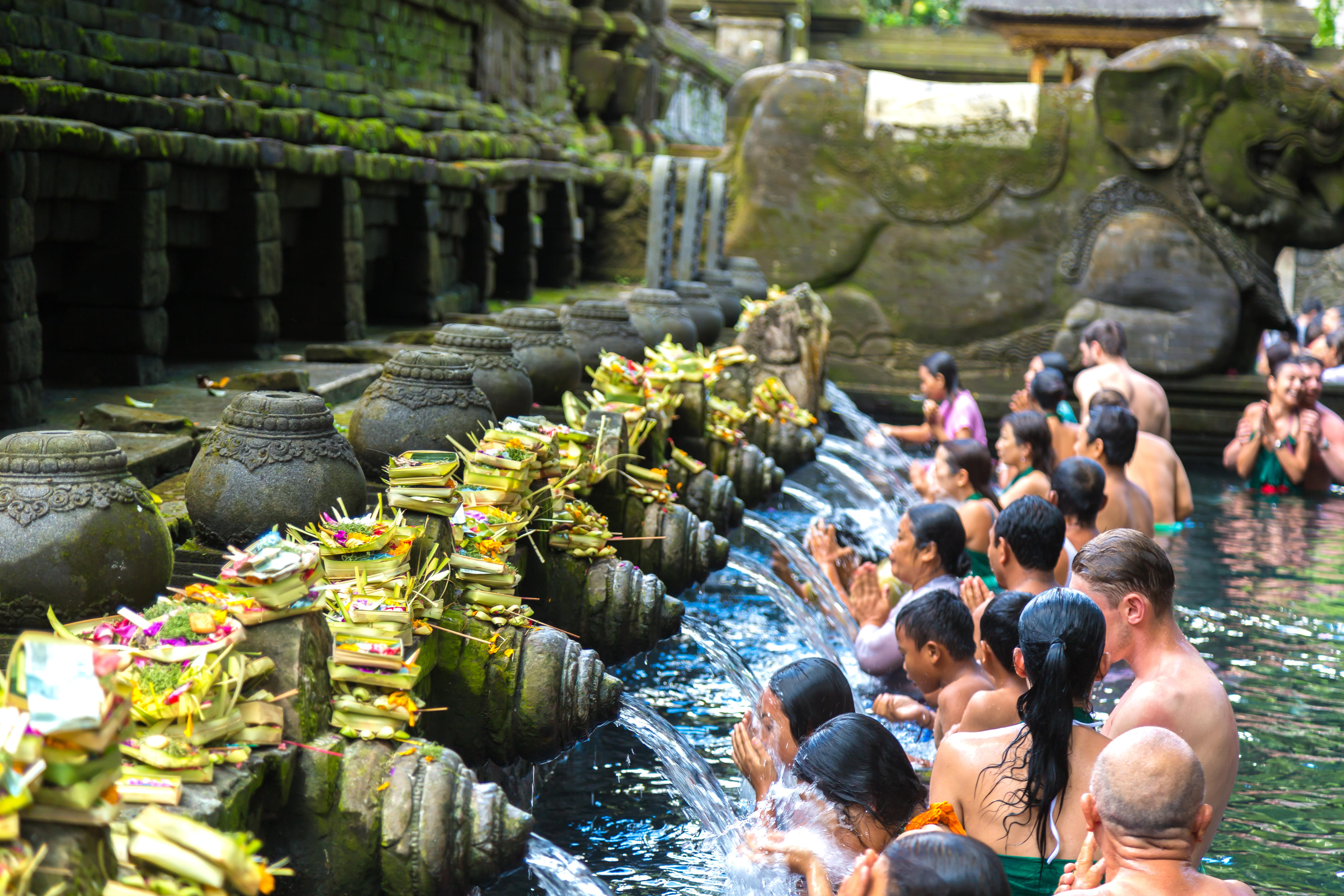 Holy Spring bathing temple