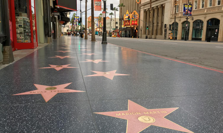 The Hollywood Walk Of Fame