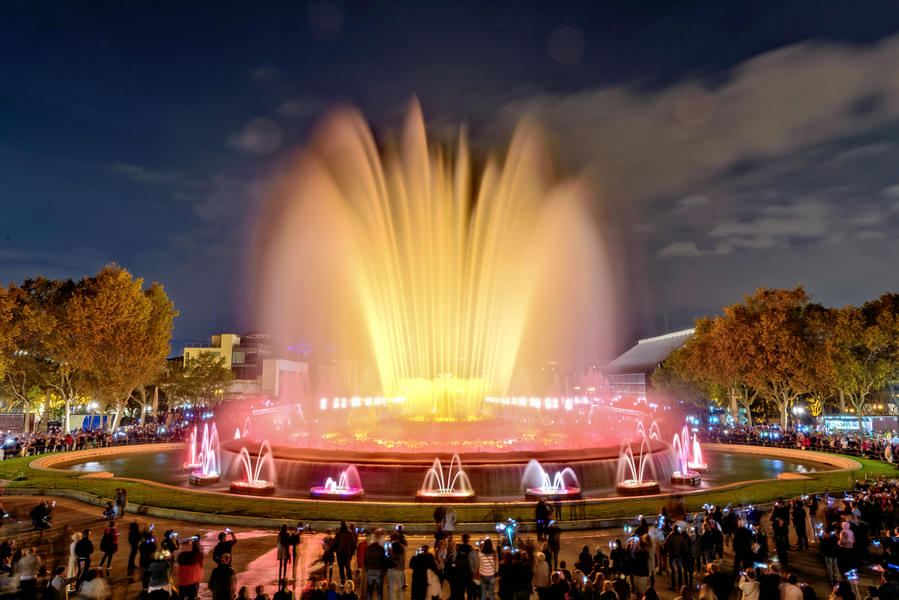 Watch the brilliance of the Magic Fountain Show