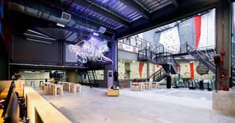 See the interior of the park