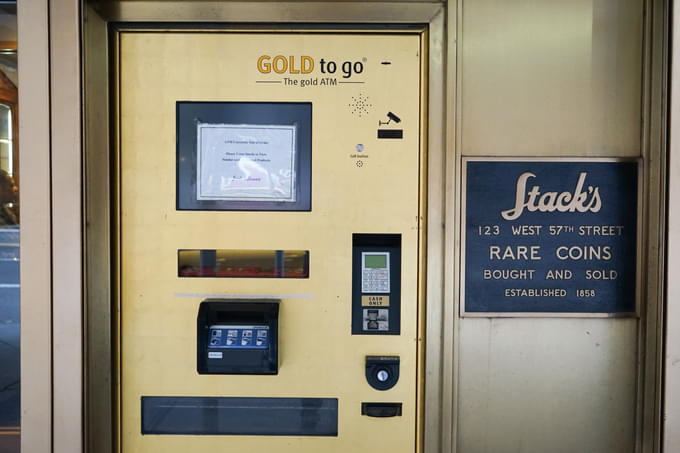 Gold Dispensing ATM