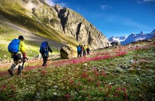 Soak in the stunning landscapes on the Hampta Pass Trek