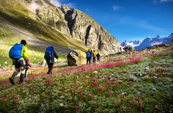 Soak in the stunning landscapes on the Hampta Pass Trek