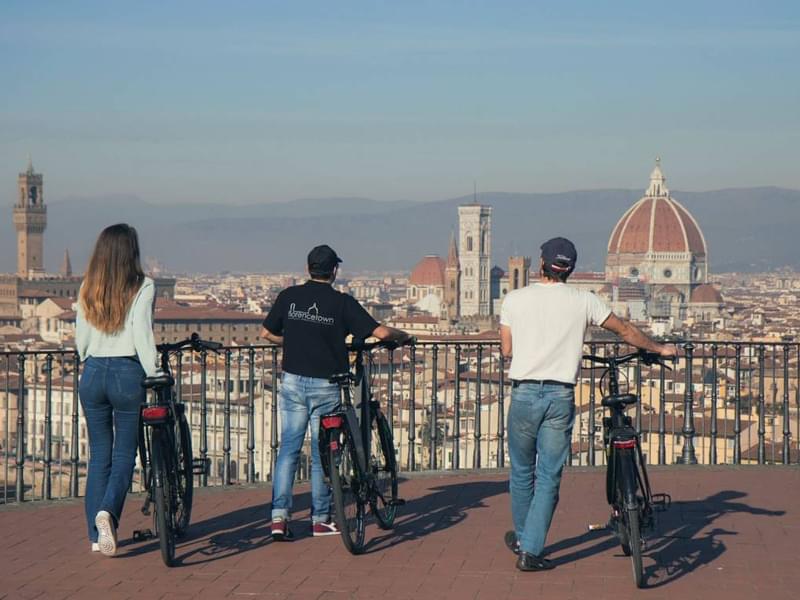 Small Group E Bike Tour to Michelangelo Square, Florence