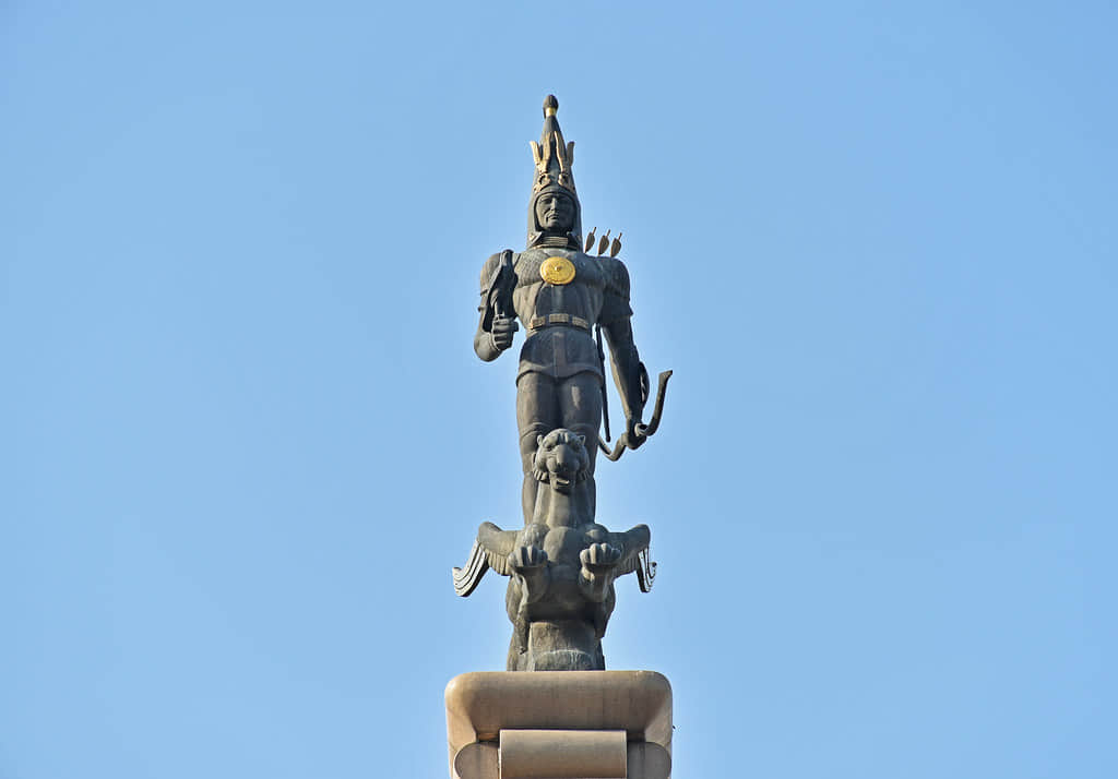 The Golden Warrior Statue