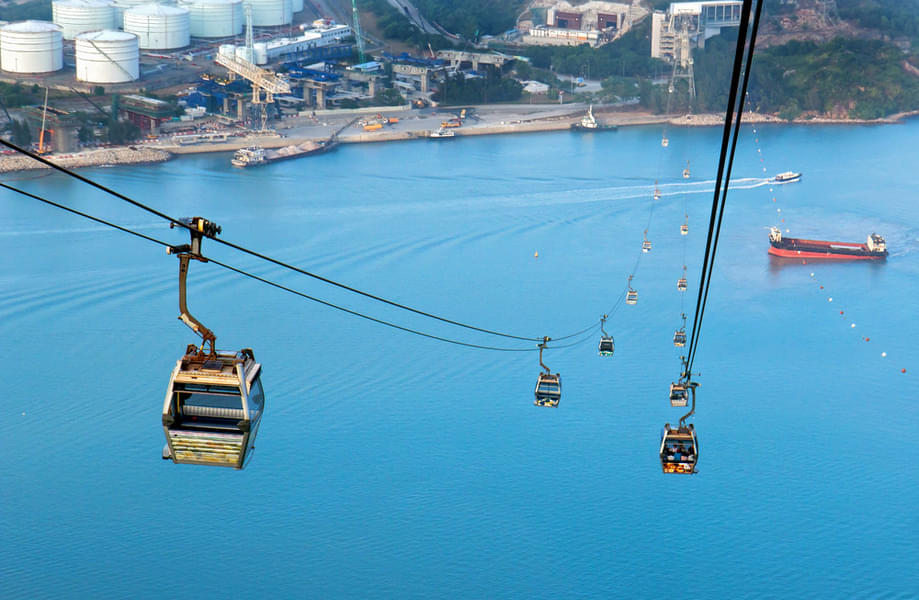 Ngong Ping Cable Car Ride Hong Kong Image