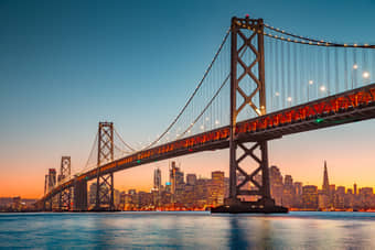 Capture the breathtaking views from San Francisco’s Golden Gate Bridge.
