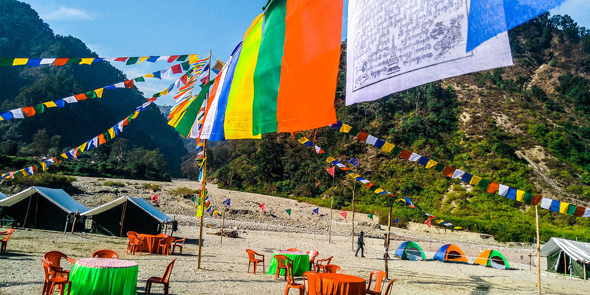 Camping In Rishikesh With Rafting Image