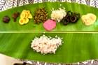 Savour the traditional Sadhya lunch served on a banana leaf with love
