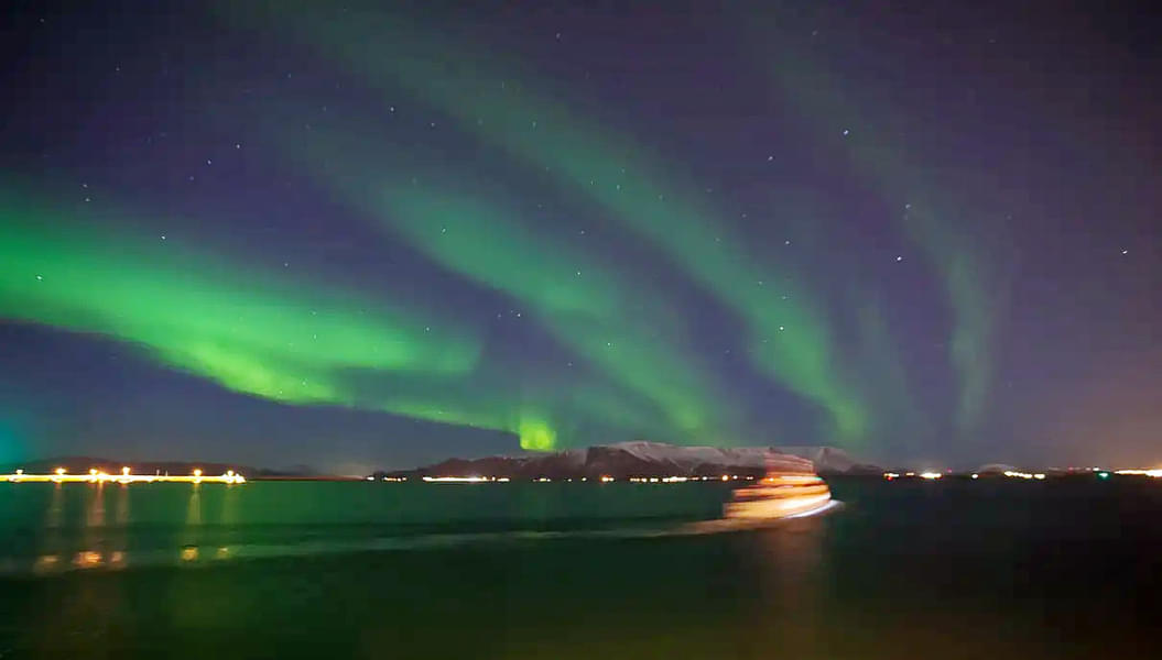 Northern Lights Boat Tour Iceland Image