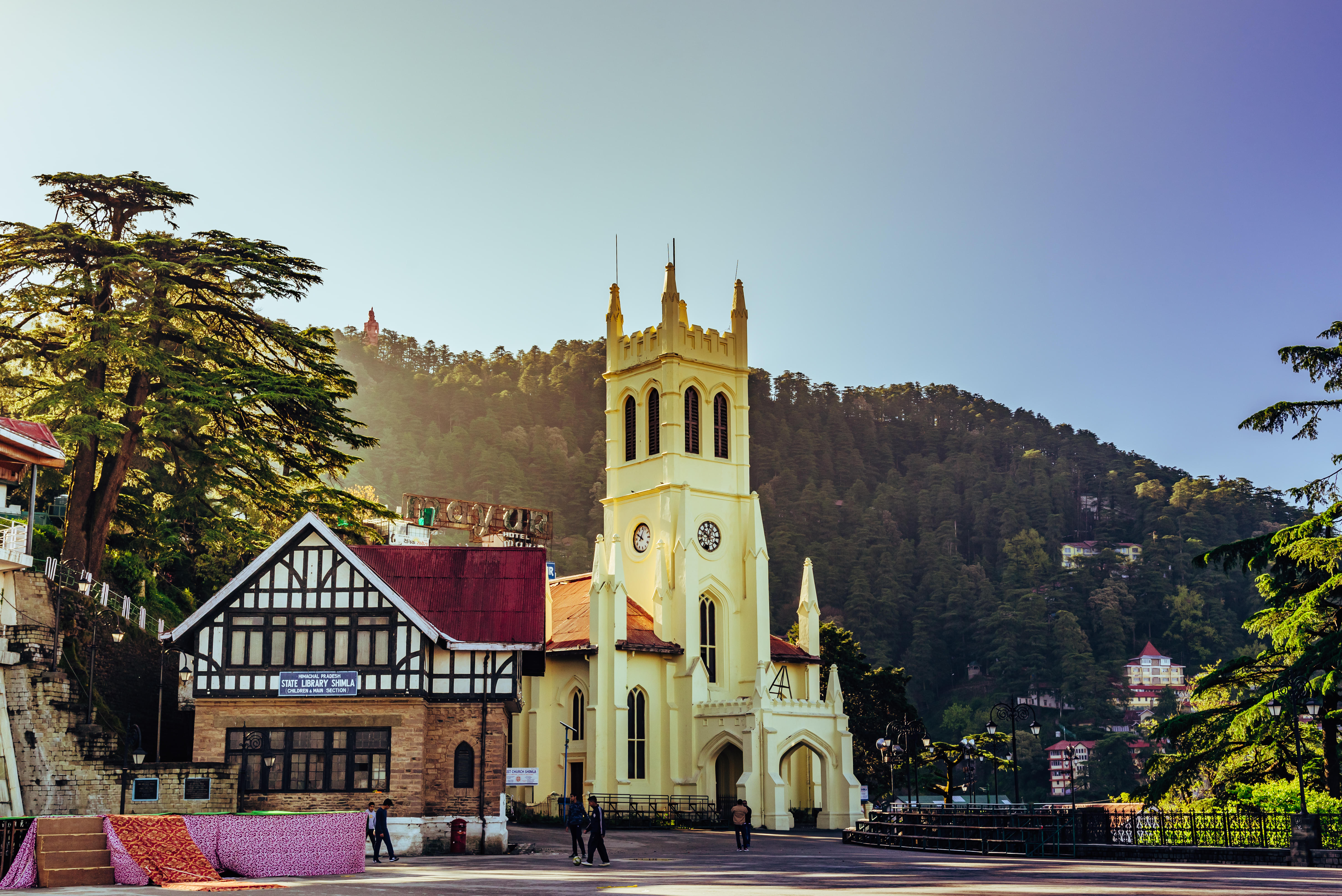 Stunning view of Christ Church Shimla