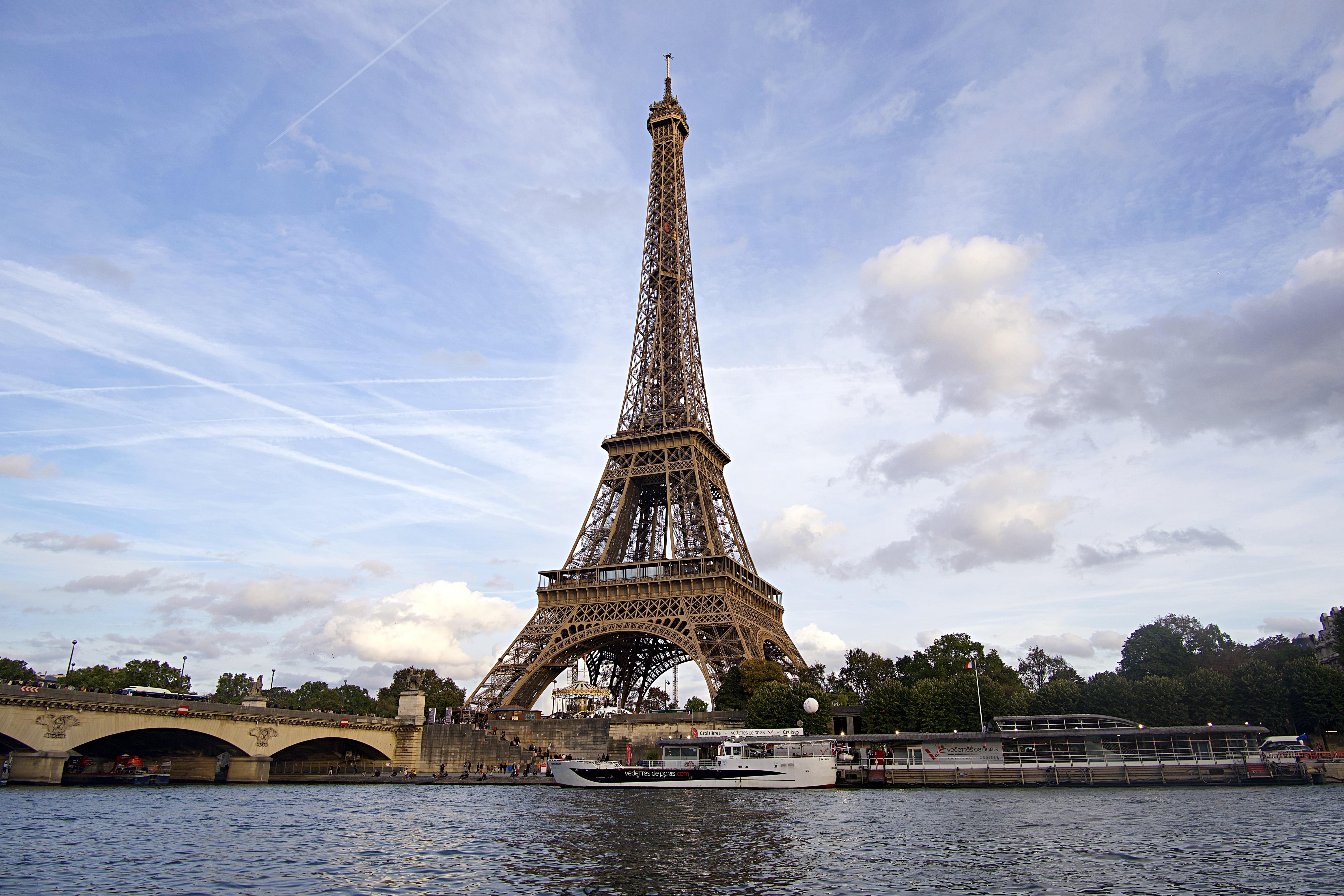 Eiffel Tower panoramic view