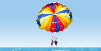 Have an adrenaline-filled parasailing experience 