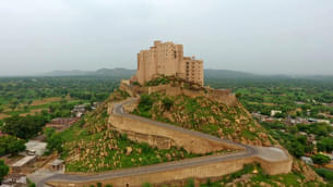 Aerial view of the resort