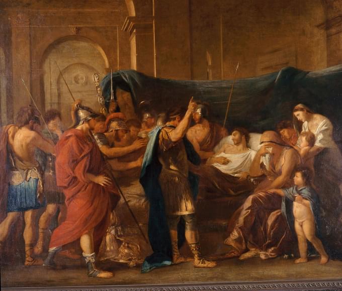The Death of Germanicus by Nicolas Poussin