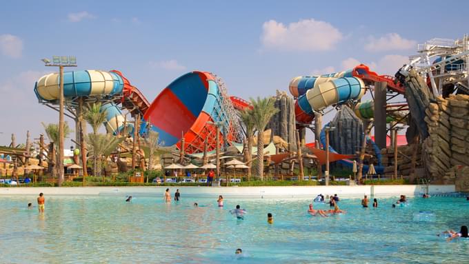 Location of Yas Waterworld