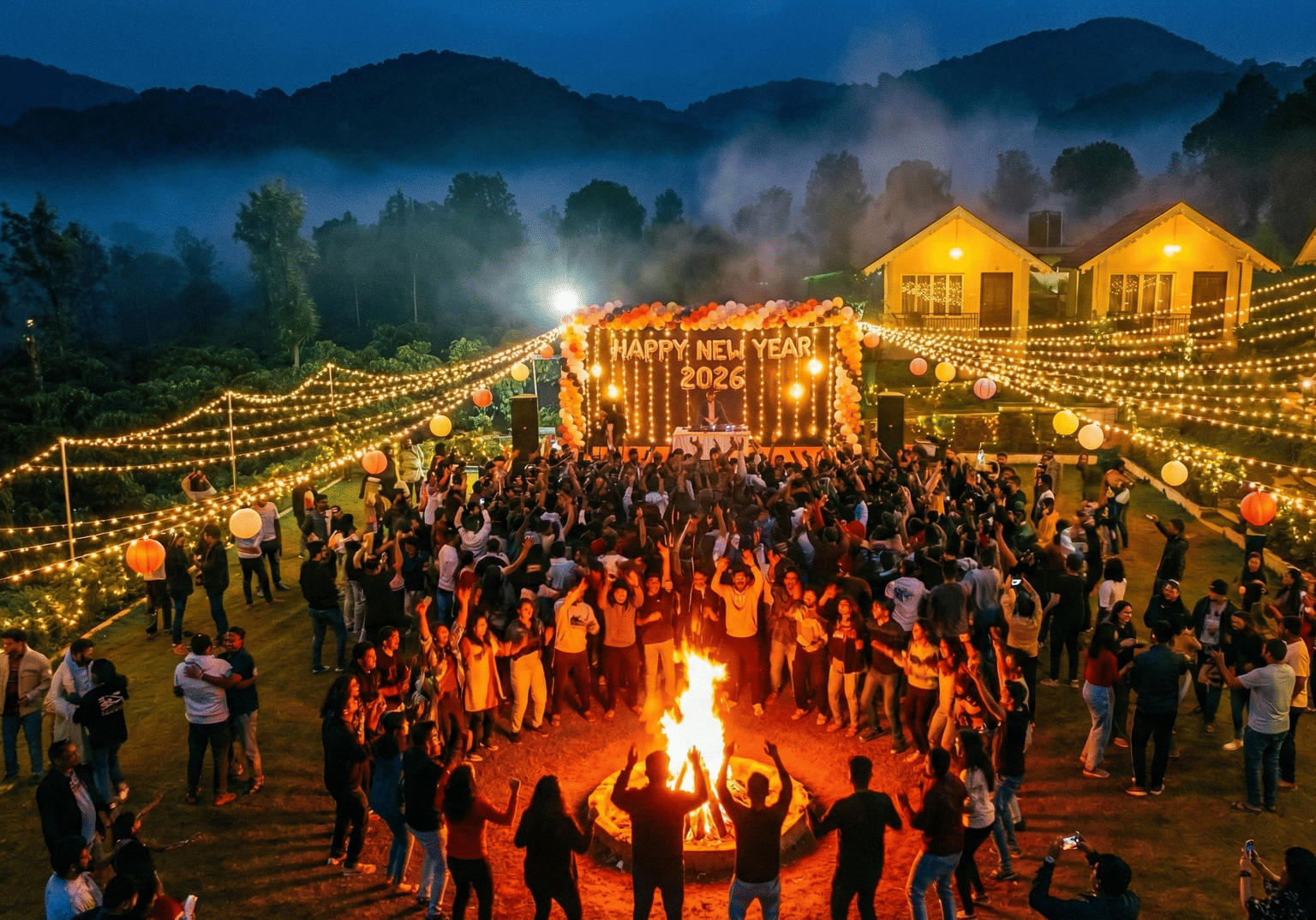 Coorg New Year Escape | Party Nights, Waterfalls & Coffee Estates (18-35 Yrs)