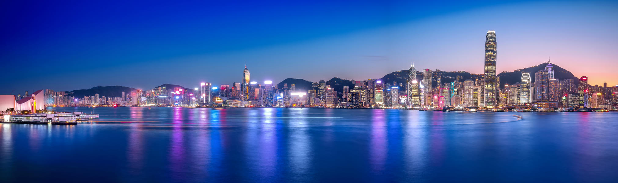 City And Harbour Tour By Night, Hong Kong Image