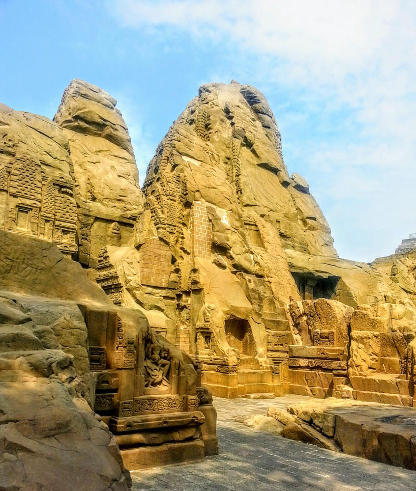 Masroor Rock Cut Temple Overview