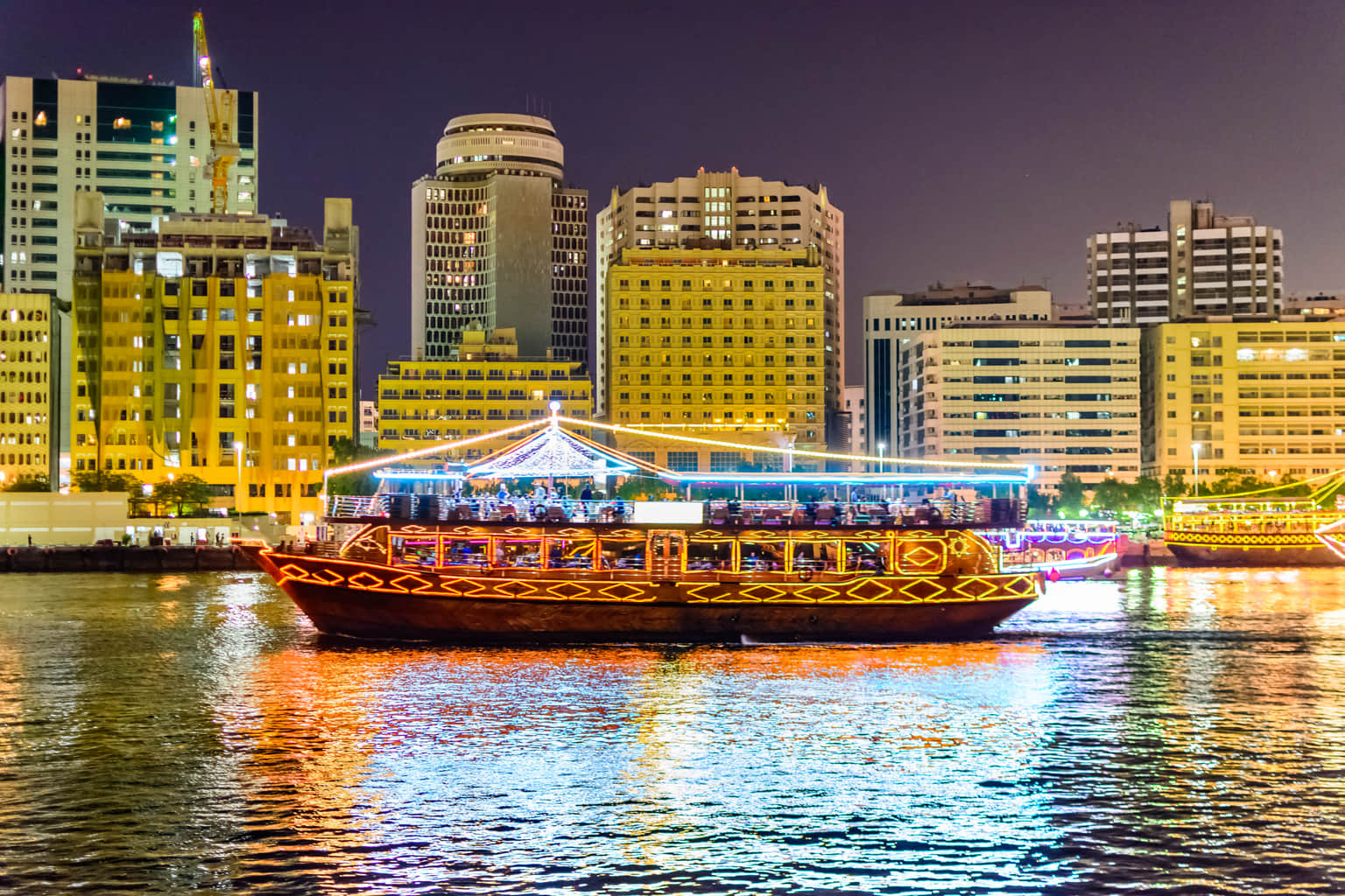 Dhow Dinner Cruise in Dubai Marina