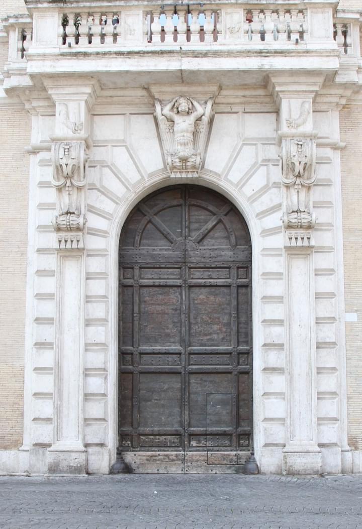 Doors Basilica of Our Lady in Trastevere