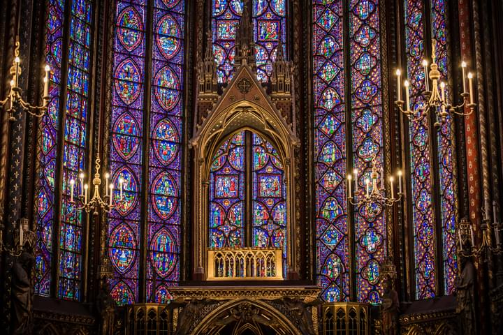 Glass Windows of Sainte Chapelle