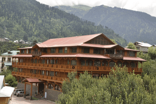 Aerial view of the resort