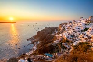 Sunset at Oia Village