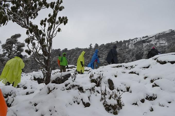 Kareri lake trek in winters