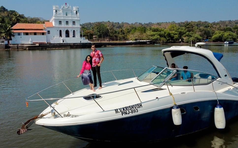 Sea Ray 330 Yacht Rental in Goa Image