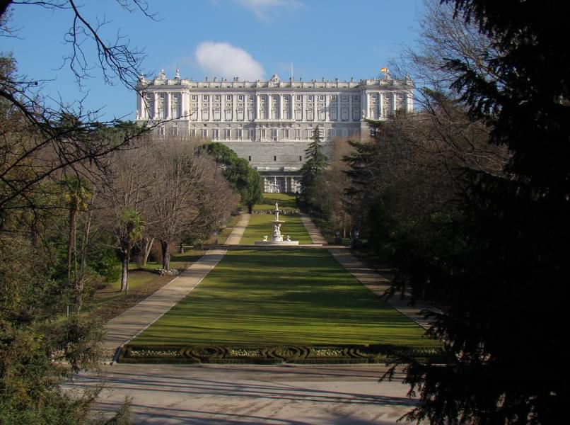 Campo del Moro Gardens at Royal Palace of Madrid