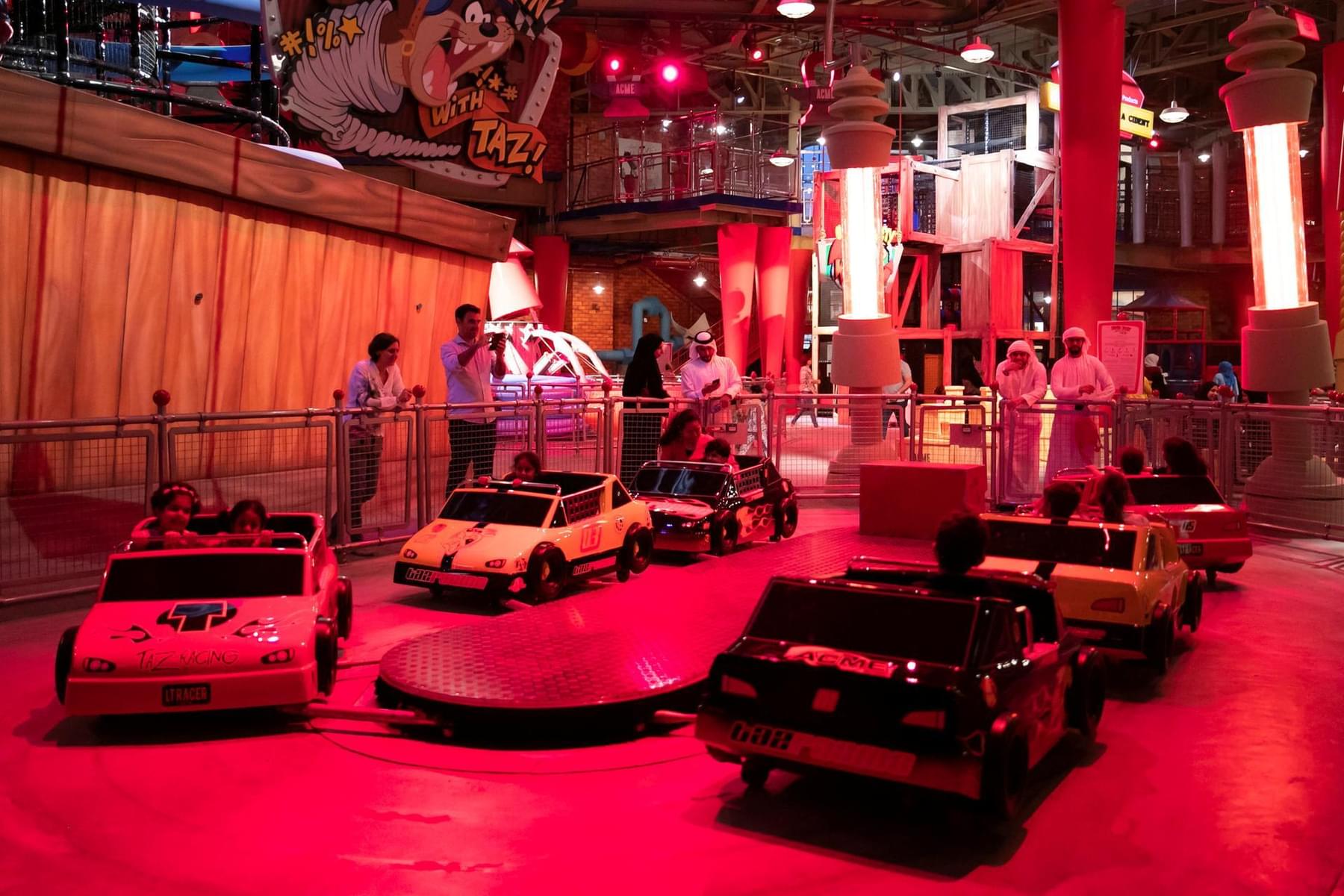 Warner Bros Abu Dhabi has rides exclusively for children 