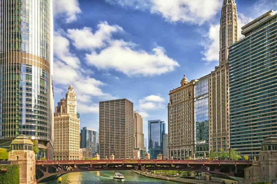 Have a look at the the architectural marvels of Chicago Riverwalk