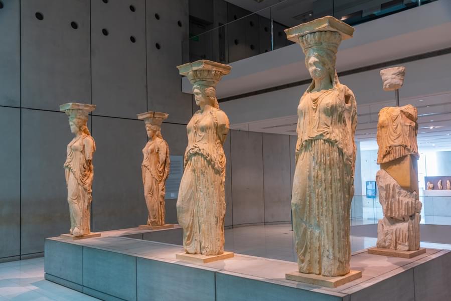 Marvel at the ancient Greek sculptures