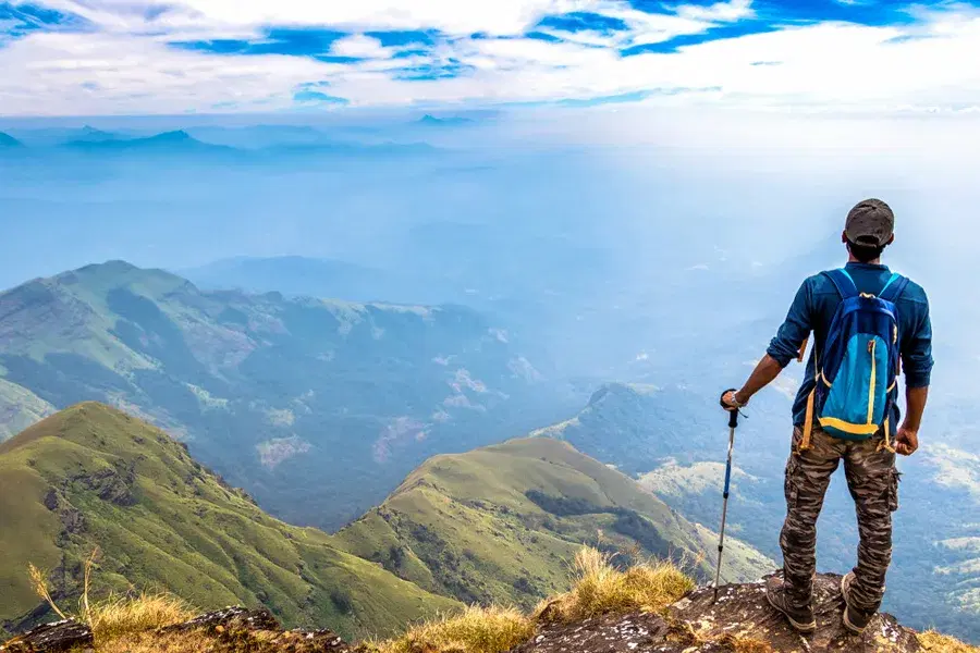 Embark on the Nishani Motte Trek for stunning views of Coorg's lush landscapes