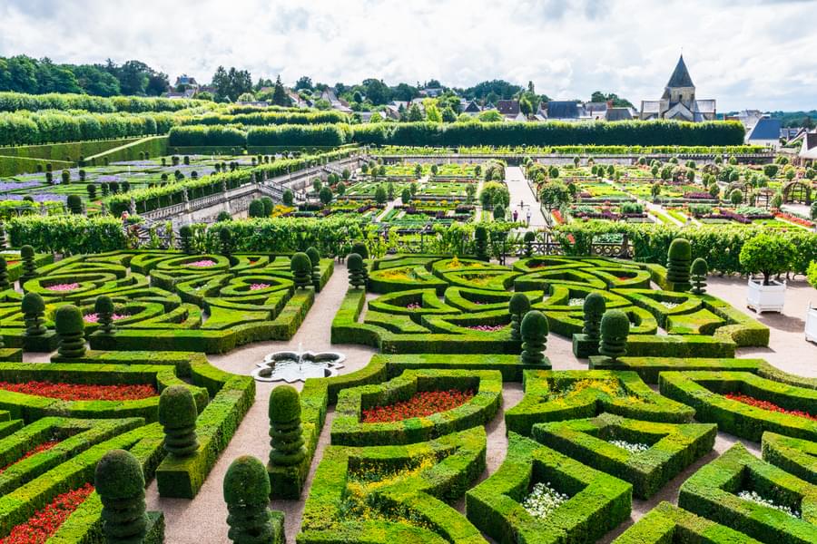 Discover the beautiful chateau with wonderful ornamental gardens