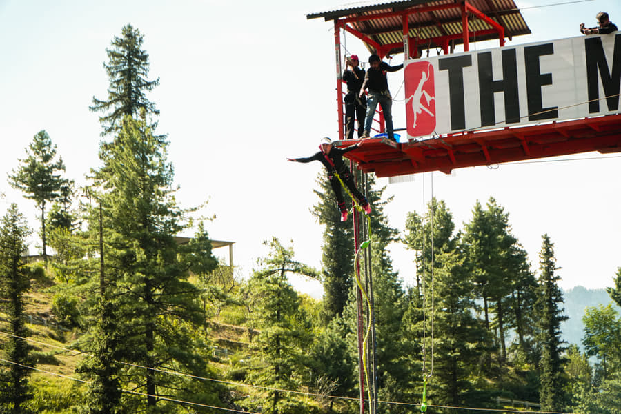 Bungee Jumping In Manali Image