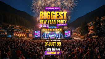 New Year Trip with COSMIC Kasol | 4D-3N (18-35 Yrs)