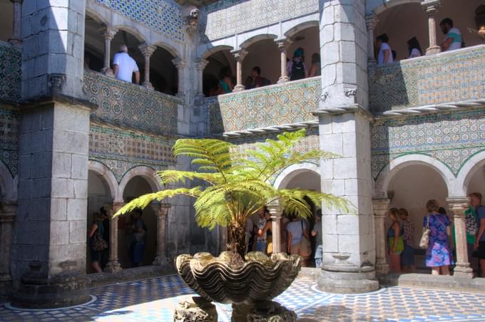 Pena Palace Courtyard